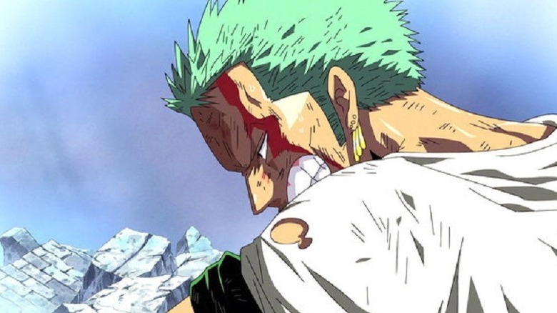 Roronoa Zoro bleeding