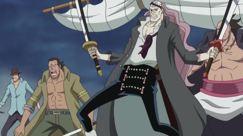 Captain Whitebeard and crew