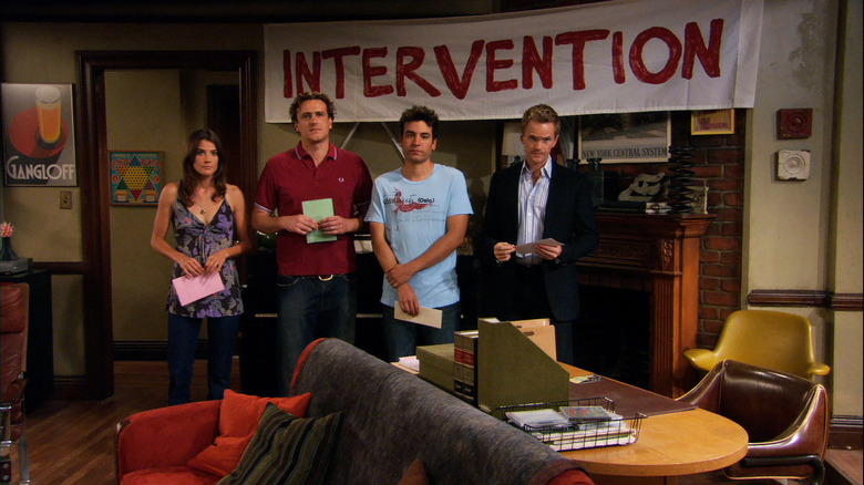 The gang stages an intervention