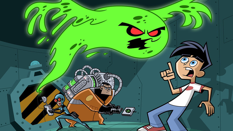 Danny attacked by green ghost