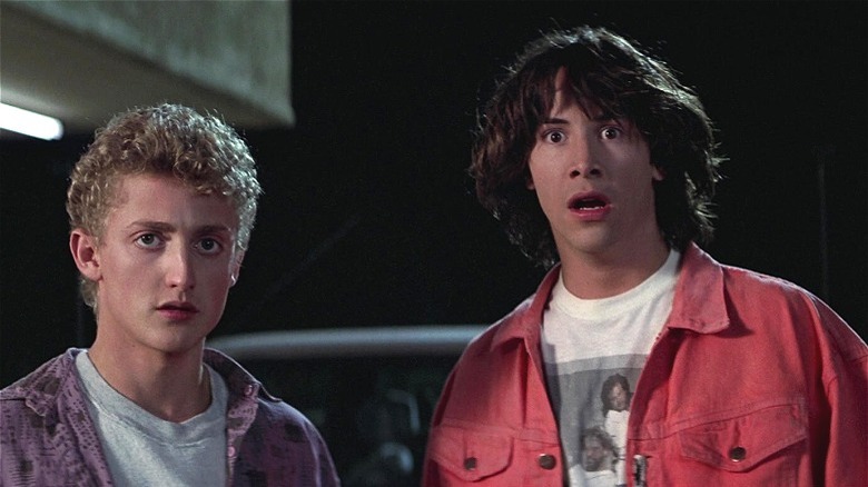 Bill and Ted looking shocked