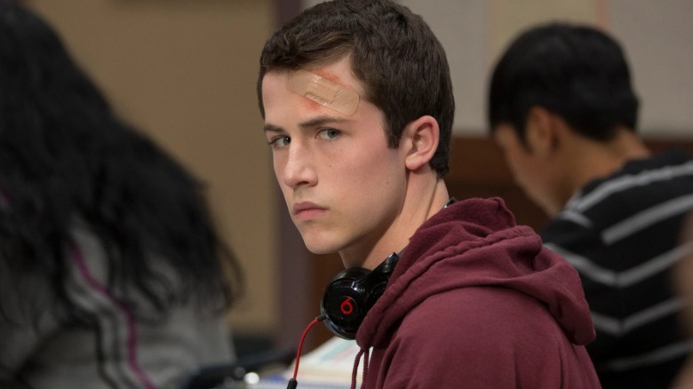 Clay Jensen in school 