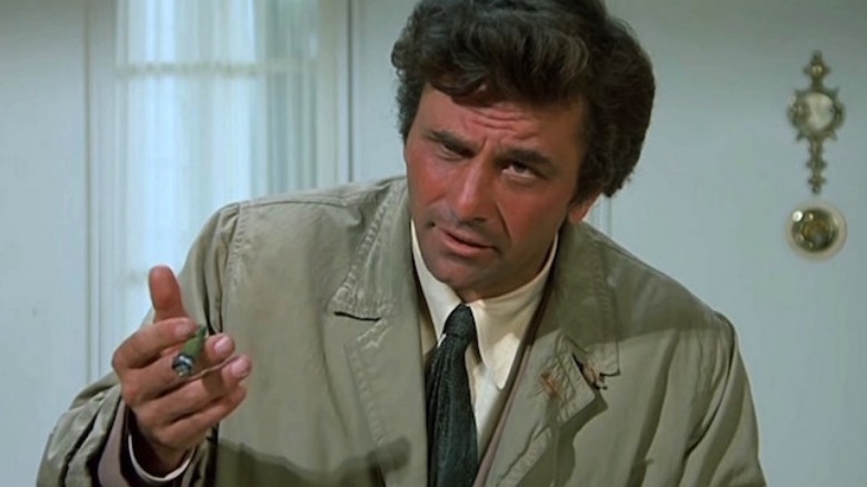 Columbo holding his signature cigar