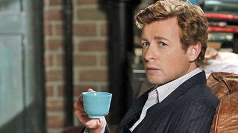 Patrick Jane drinking tea