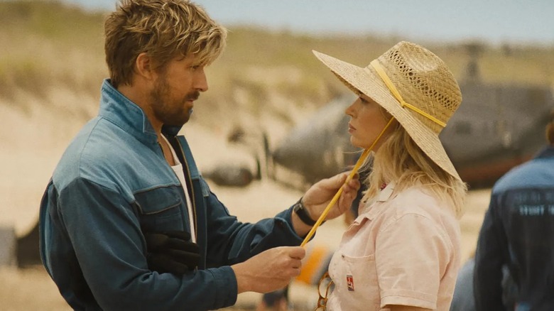 Colt fixing Jody's hat The Fall Guy