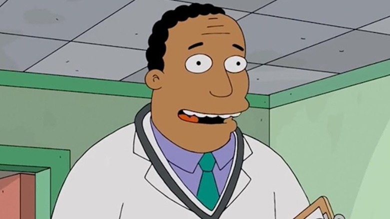 Dr hibbert smiling