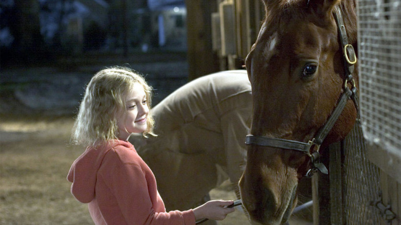 Cale and Mariah in stables