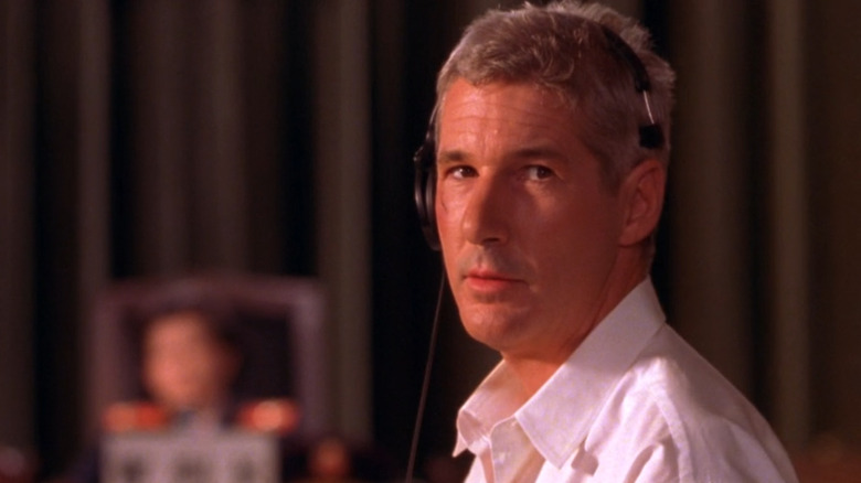 Richard Gere wears headset