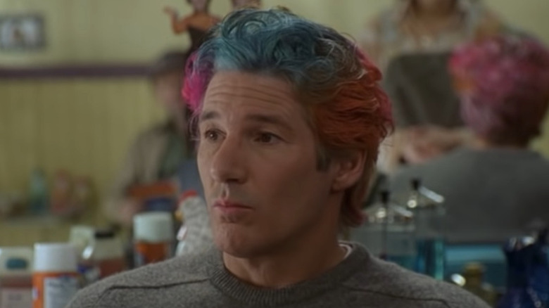 Richard Gere with multi-colored hair