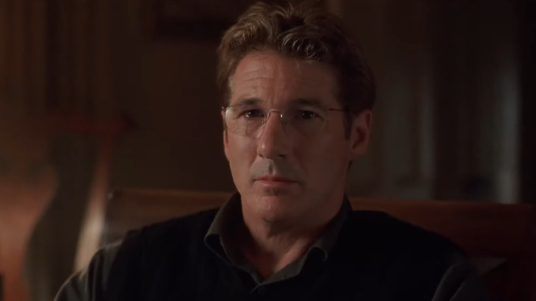 Richard Gere stares intently