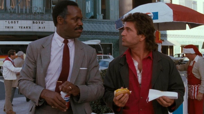 Danny Glover and Mel Gibson in Lethal Weapon