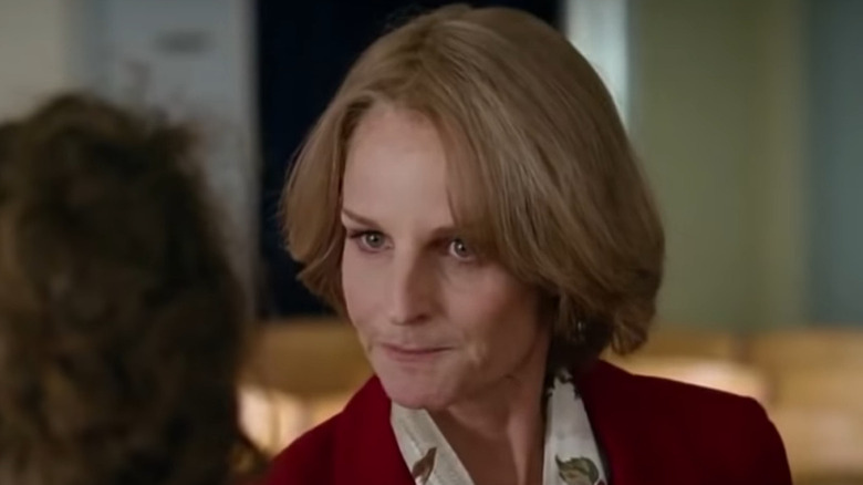 Helen Hunt looks stern