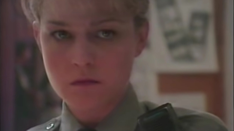 Helen Hunt in a police uniform