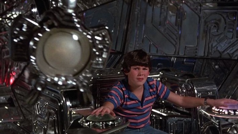 David prepares in a ship Flight of the Navigator