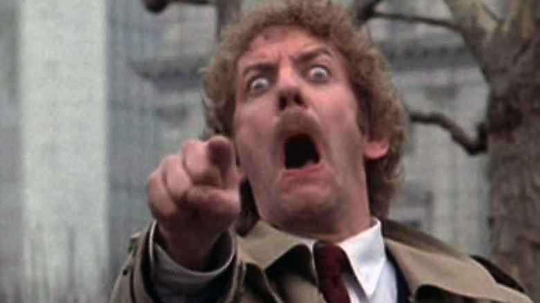 A duplicate Matthew screams in "Invasion of the Body Snatchers" (1978)