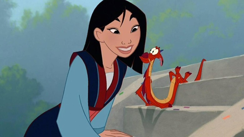 Mulan (1998) Mushu dragon