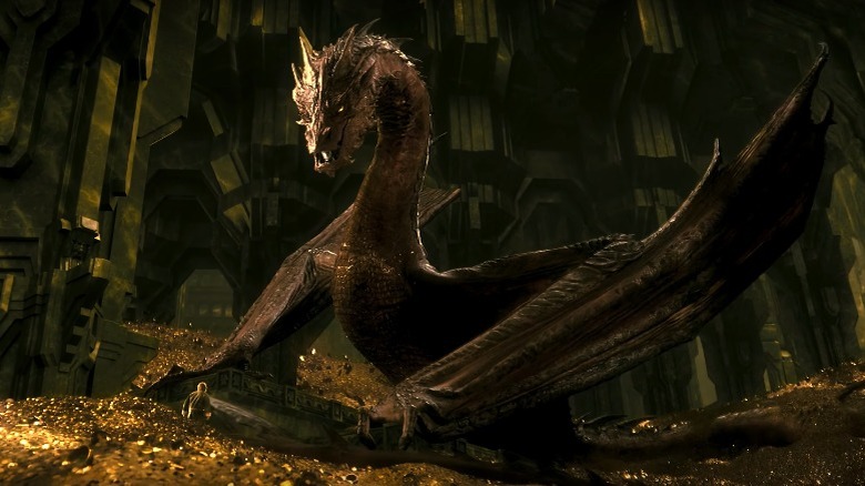 The Hobbit: The Desolation of Smaug dragon hoard