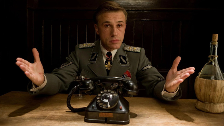 Hans Landa looking forward