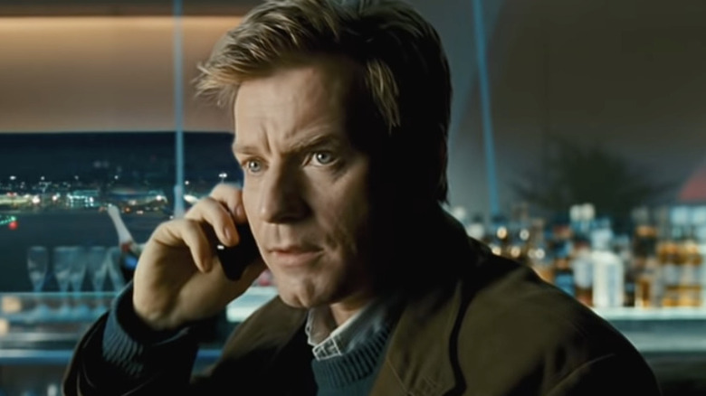 Ewan McGregor talks on phone