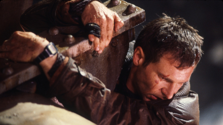 Harrison Ford looking exhausted in Blade Runner