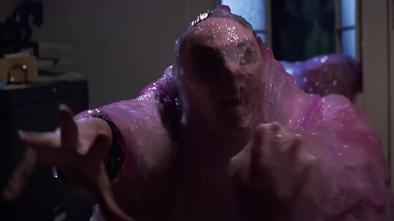 Paul Taylor covered in Blob slime