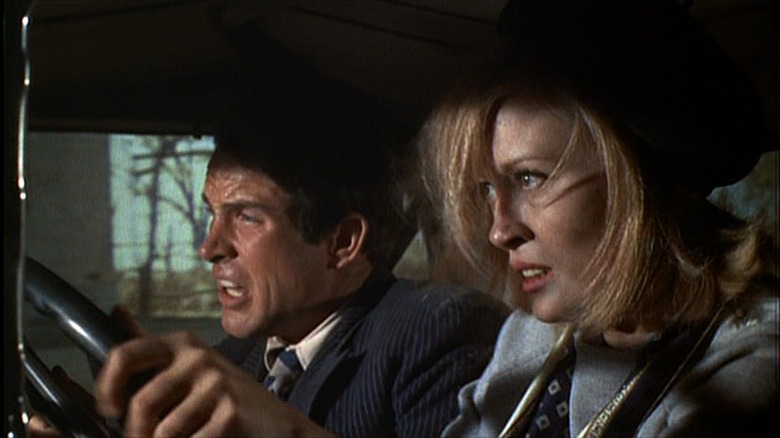 Bonnie and Clyde driving