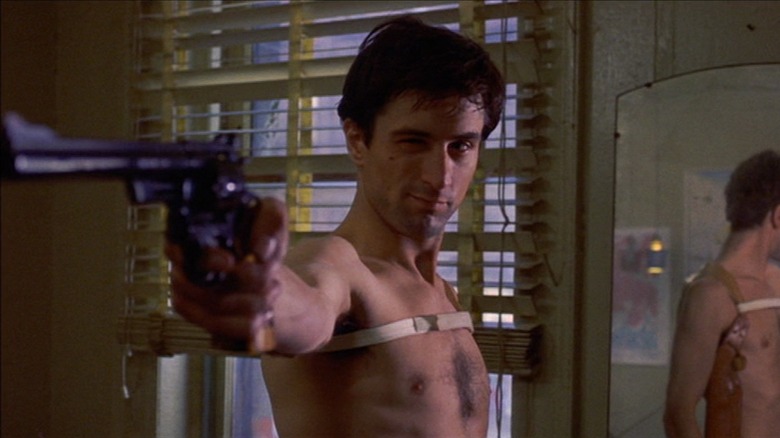 Travis Bickle holding gun