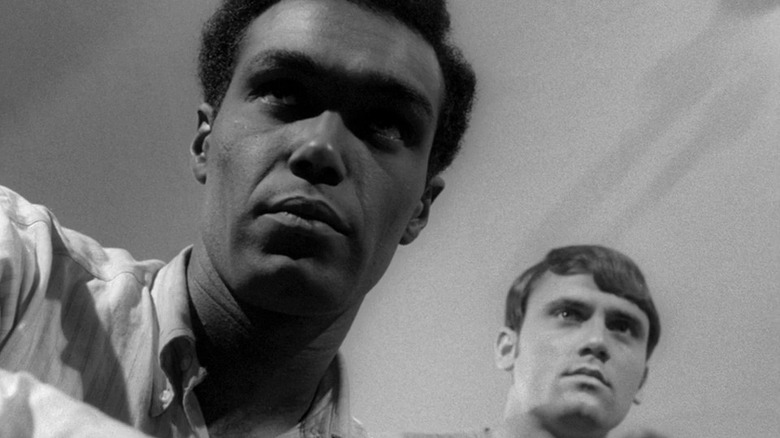 Ben (Duane Jones) seen from below