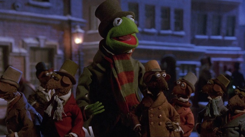 Kermit carolling