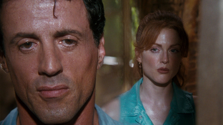 Sylvester Stallone and Julianne Moore in Assassins