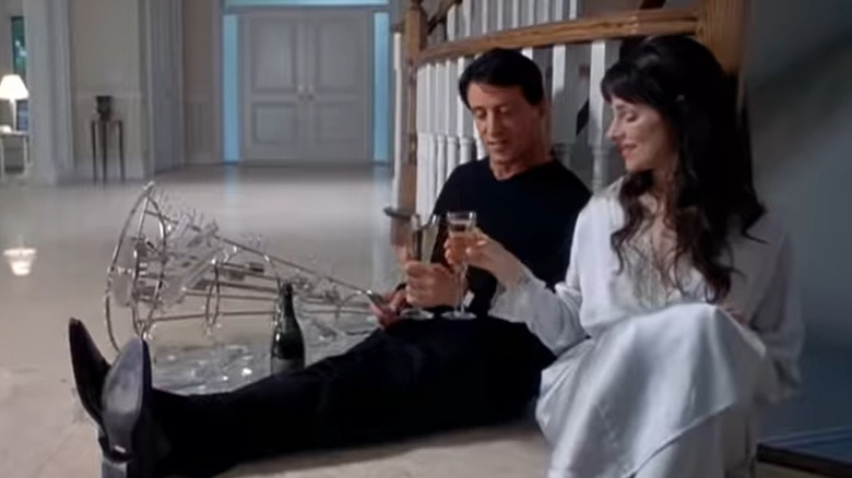 Madeleine Stowe and Sylvester Stallone together