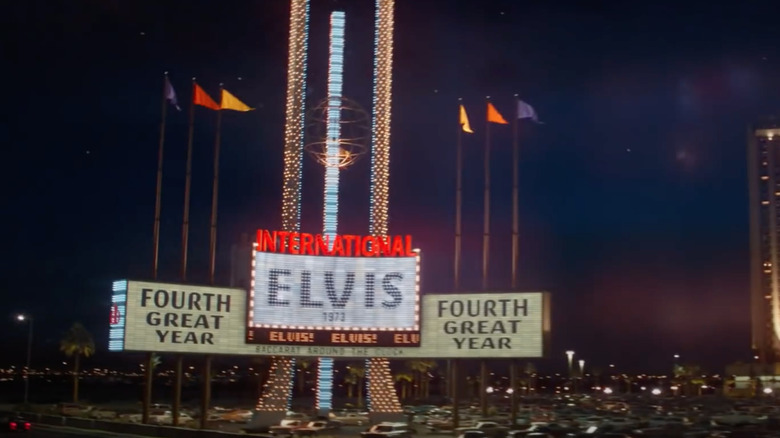 Elvis headlining Vegas