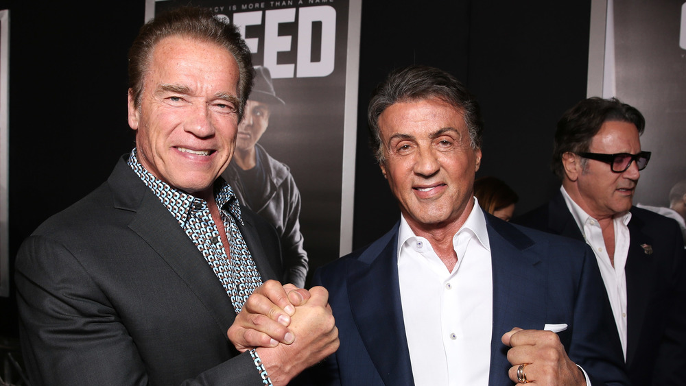 Sylvester Stallone and Arnold Schwarzenegger