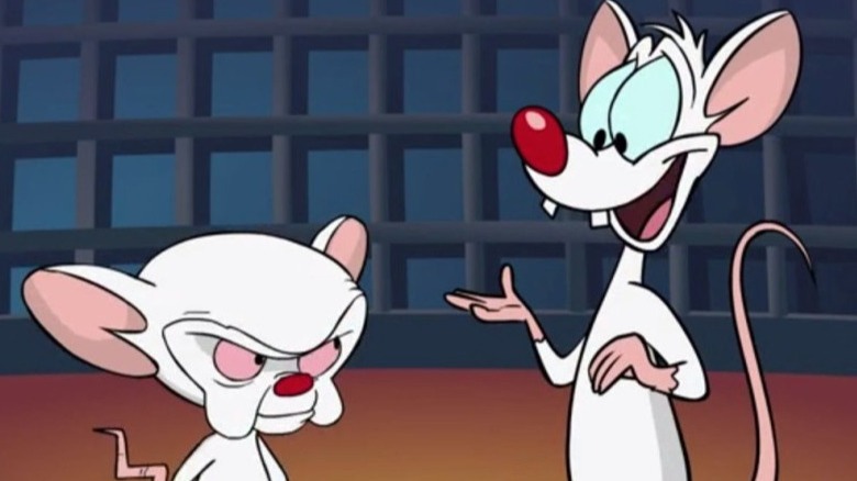 Pinky and Brain plot to take over the world