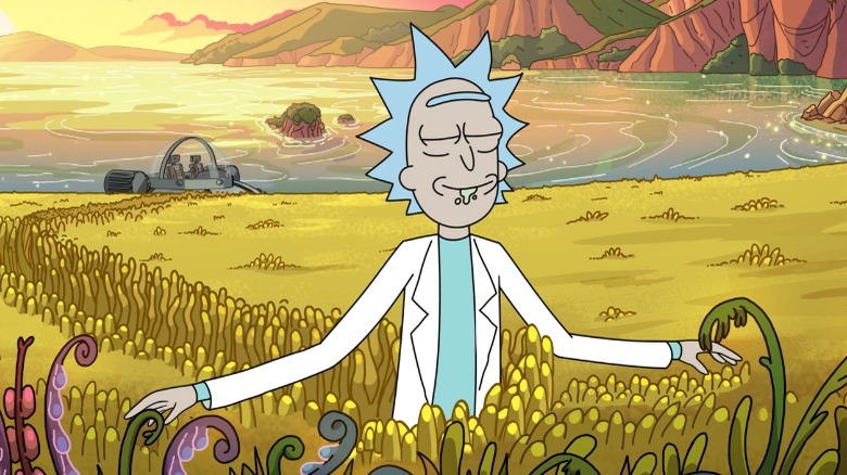 Rick has a zen moment