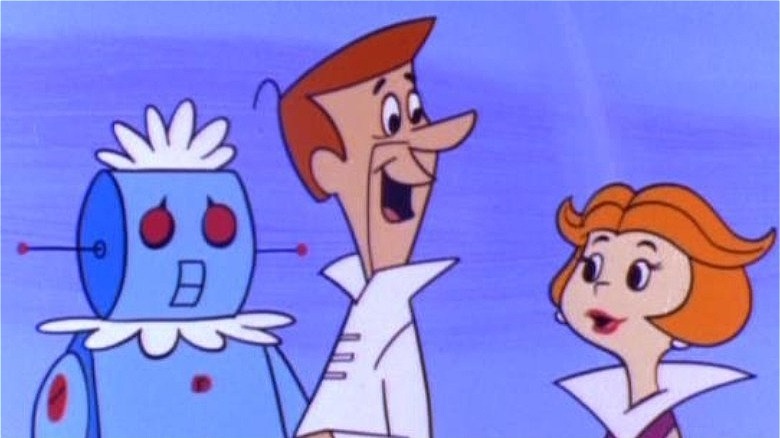 Rosie with Jane and George Jetson