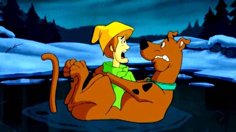 Shaggy saves Scooby