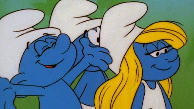 Smurfette as the token girl Smurf