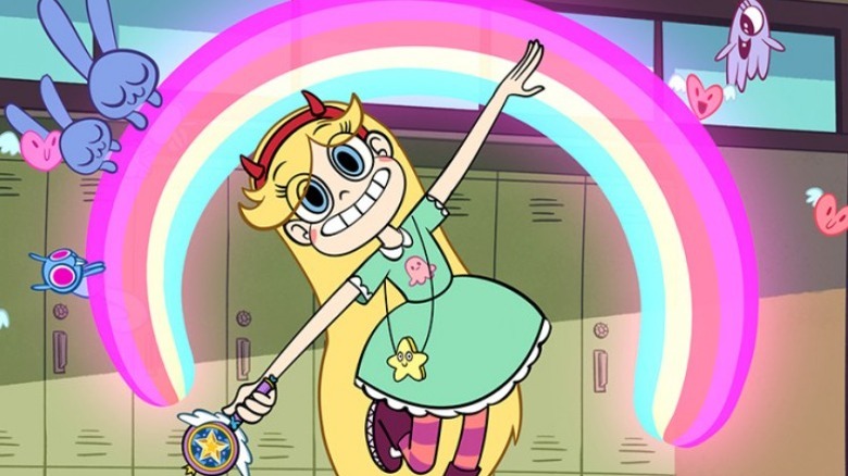 Star Butterfly making magic