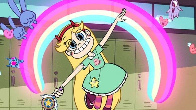 Star Butterfly making magic