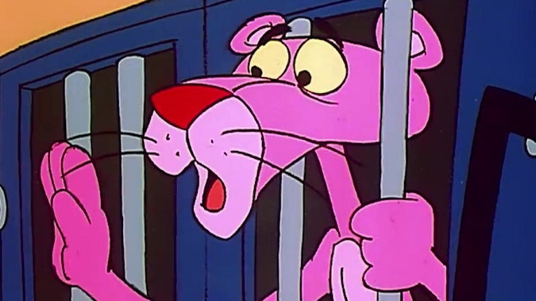 Pink Panther got caged