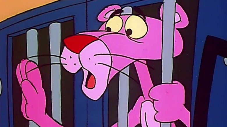 Pink Panther got caged