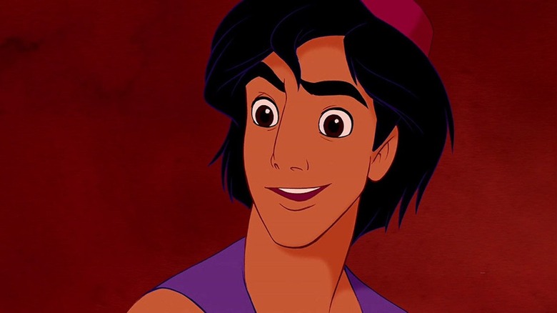 Aladdin smiling