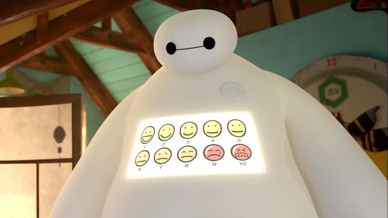 Baymax with emotion chart