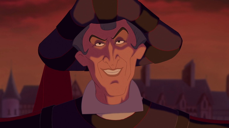 Frollo looking evil