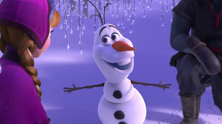 Olaf talks to Anna