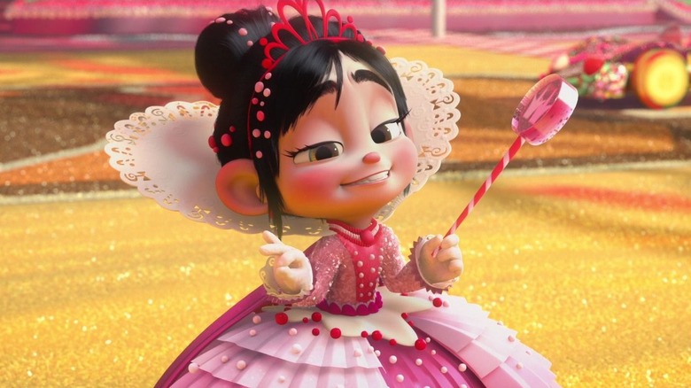 Vanellope in princess dress