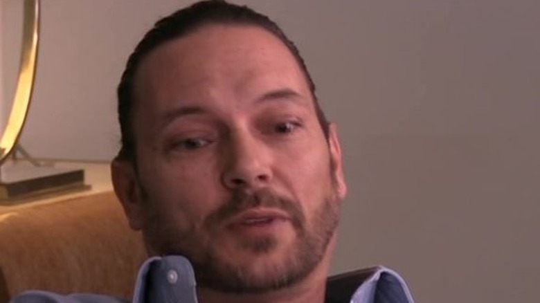 Kevin Federline looks down