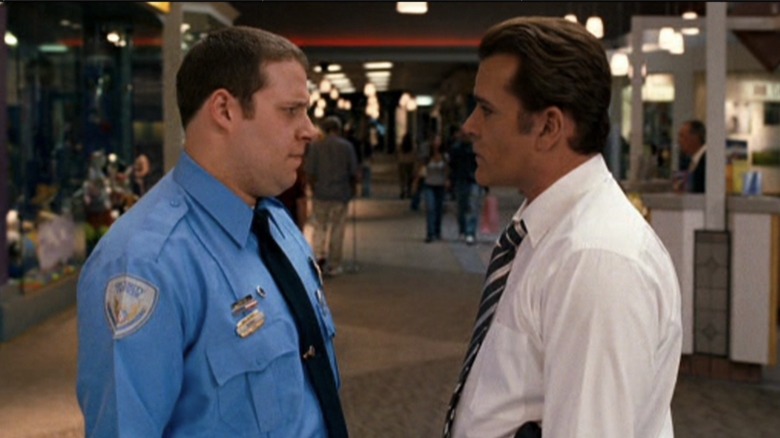 Seth Rogen and Ray Liotta in Observe and Report