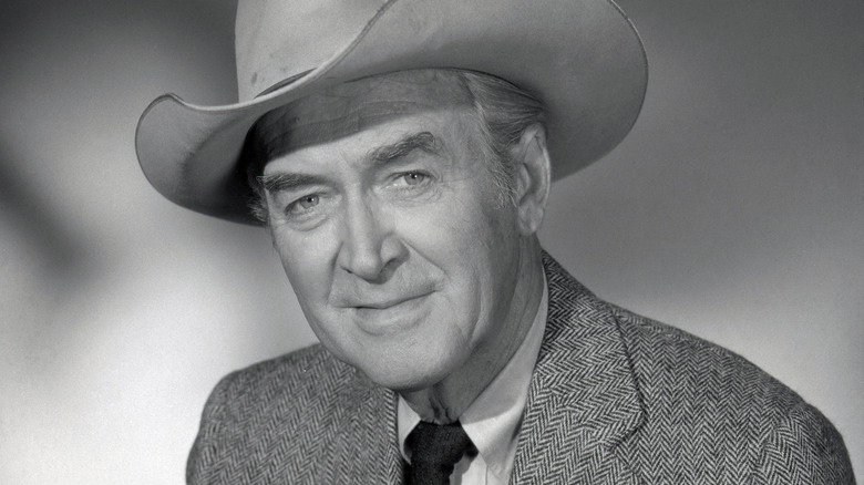 James Stewart in cowboy hat